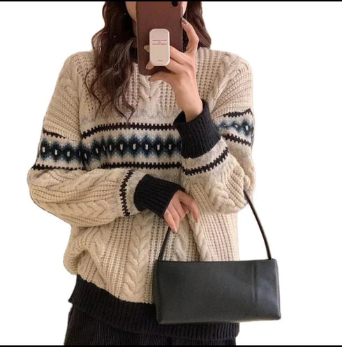 Winter Warm Round Neck Pullover